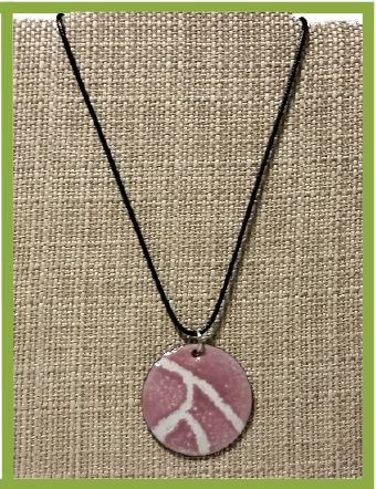 Image of Enamel Pendant Necklace