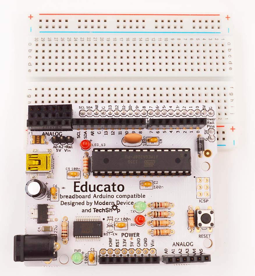 Image of an Arduino Microcontroller